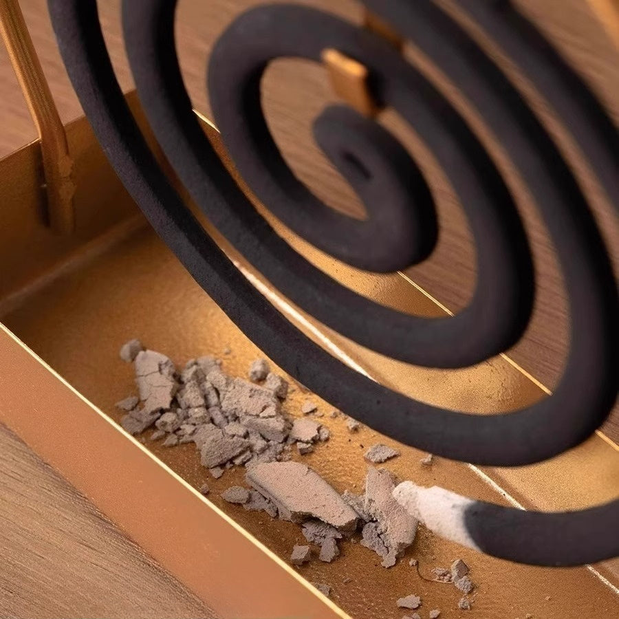 Mosquito Coil Tray, Incense Burner, Household Indoor Bracket, Handicrafts, Incense Burner Decoration, Incense Ear Clip Tray, Fire-Resistant And Mosquito Repellent - Clover's Charm