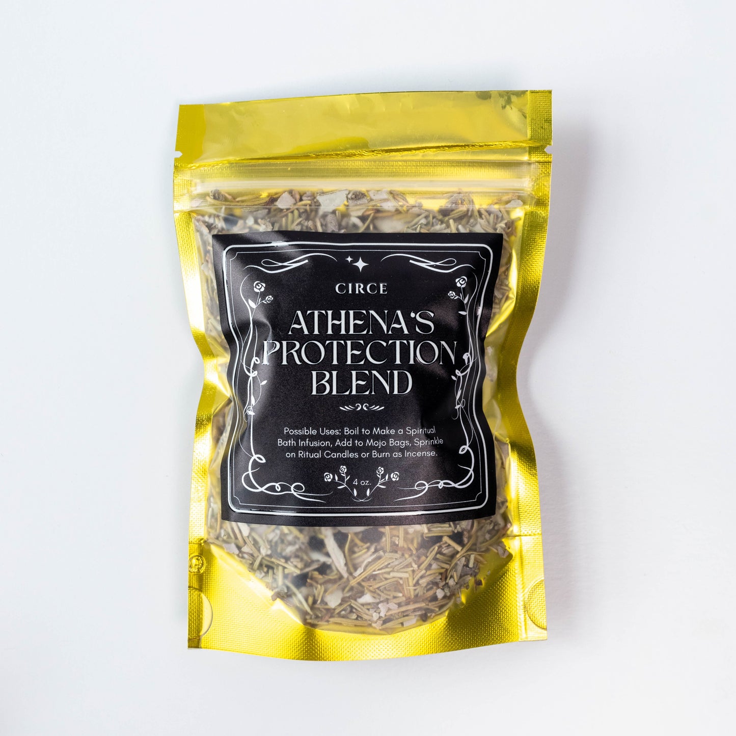 Herbal Ritual Blend by Circe Boutique featuring four intention herbs for cleansing, love, and prosperity in a natural herbal mix.
