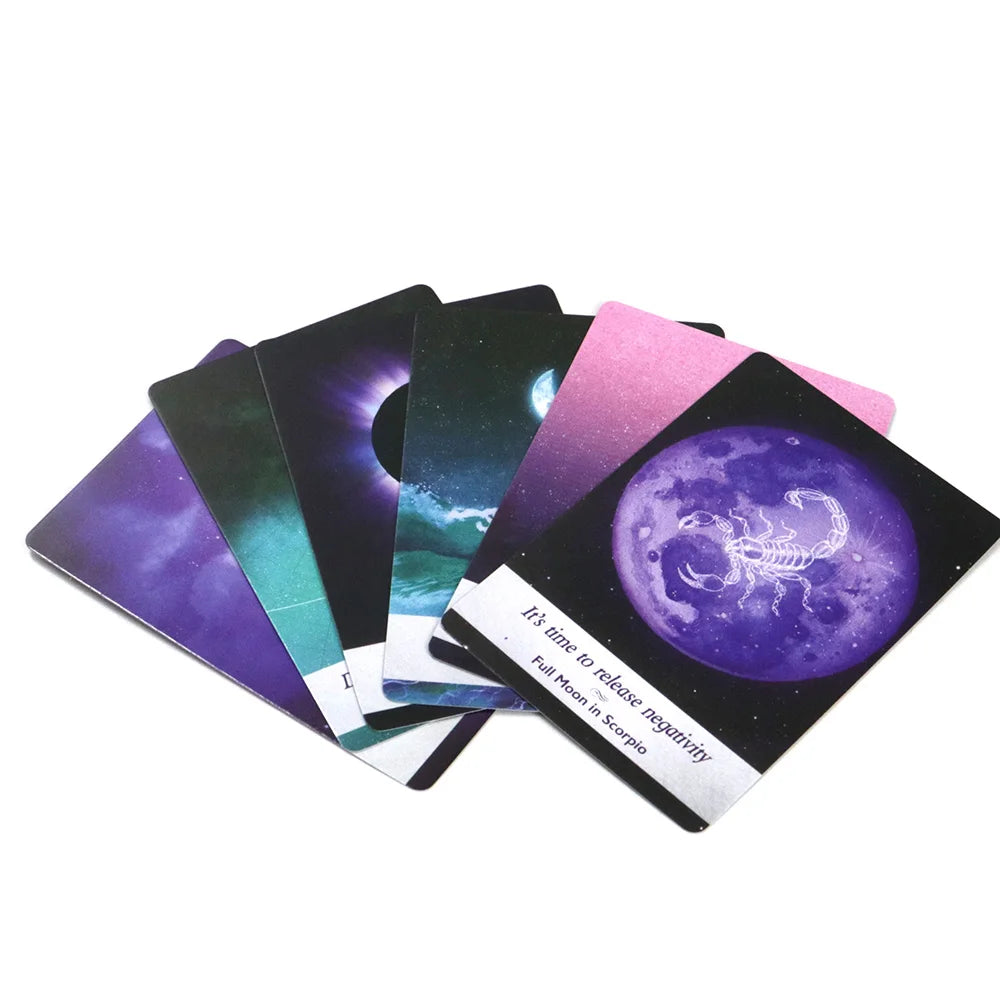 Moonology Oracle Cards Deck – Celestial Moon Phase Oracle Card Set