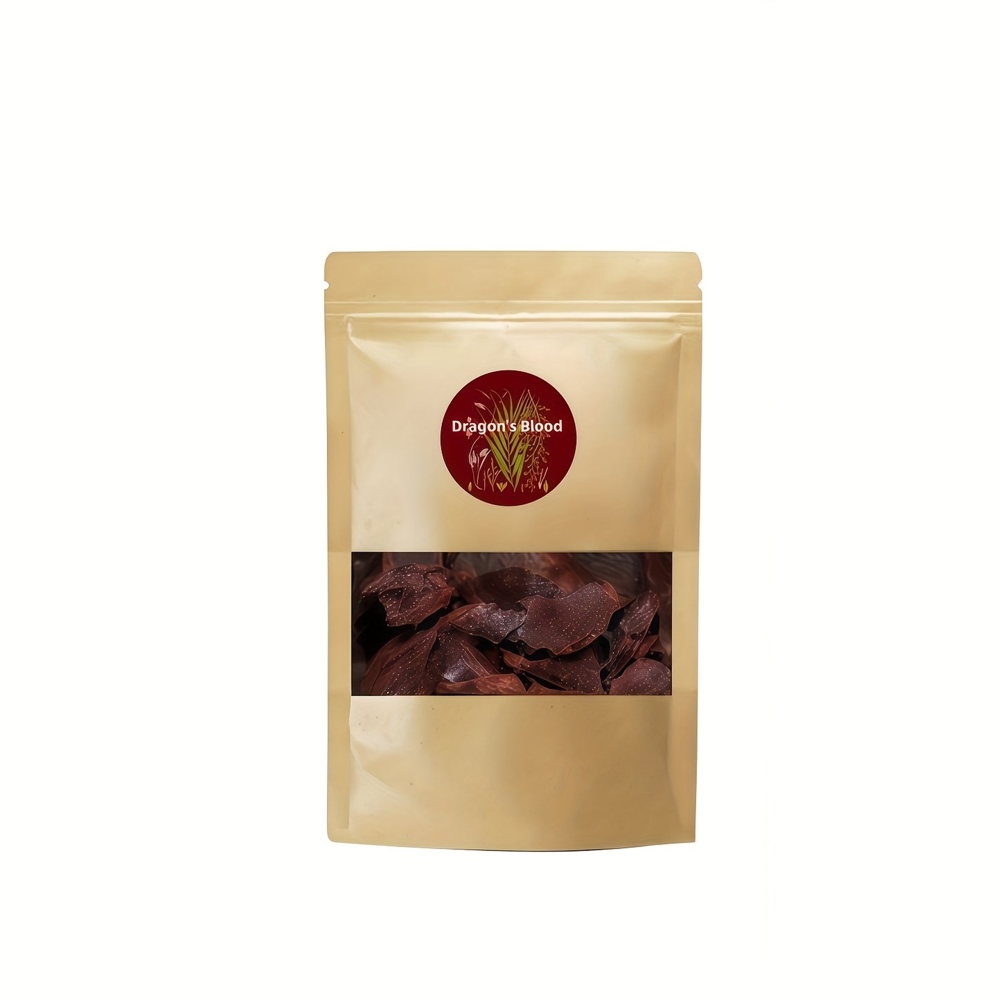 Dragon’s Blood resin incense front view pouch natural resin