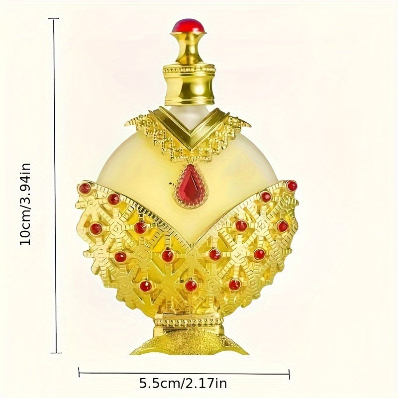 EELHOE Arabian perfume oil for women decorative glass bottle with gold detailing