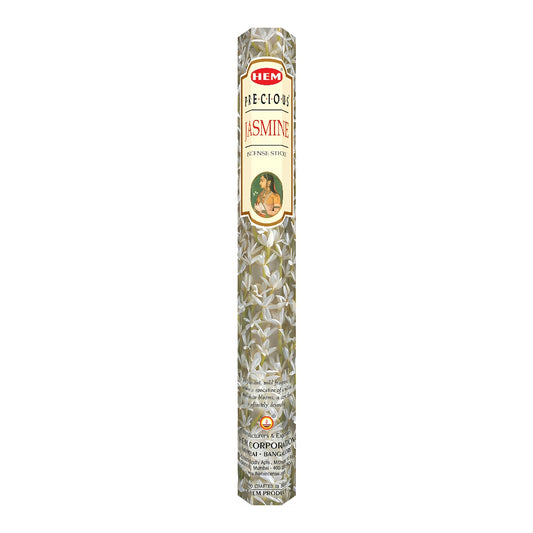 HEM Precious Jasmine scented incense sticks on a white background. - Clover's Charm