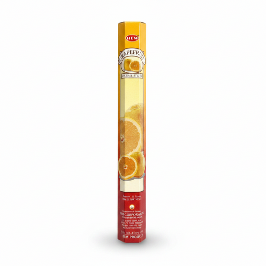 HEM grapefruit scented incense displayed on white background. - Clover's Charm