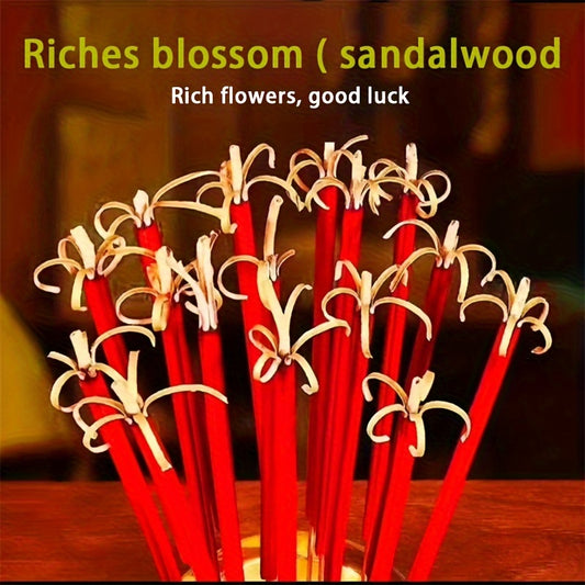 Lotus blossom sandalwood incense sticks burning lotus design