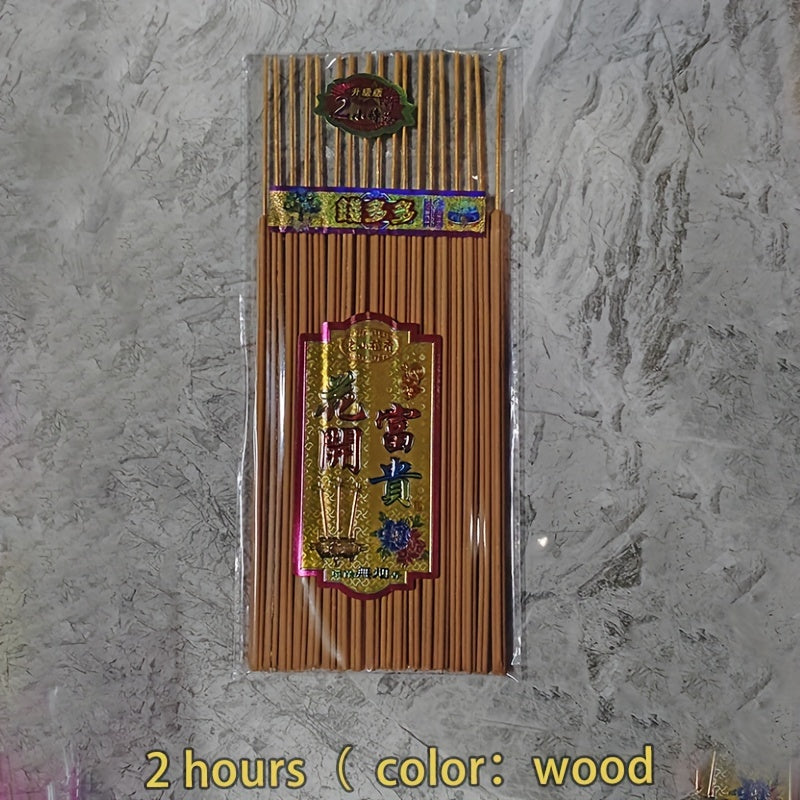 Lotus blossom sandalwood incense sticks natural wood finish