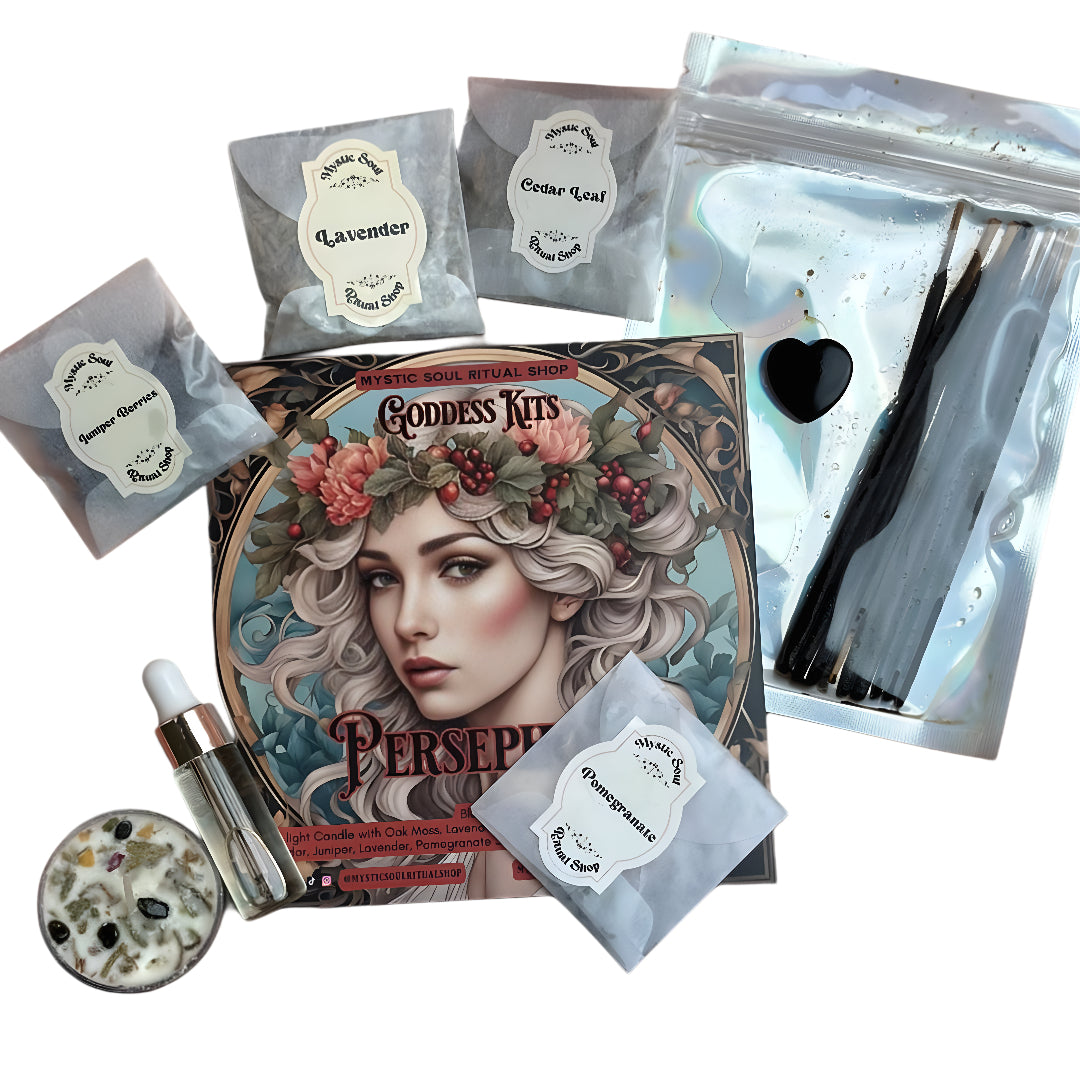 Goddess Kits product with packaging and accessories on a white background